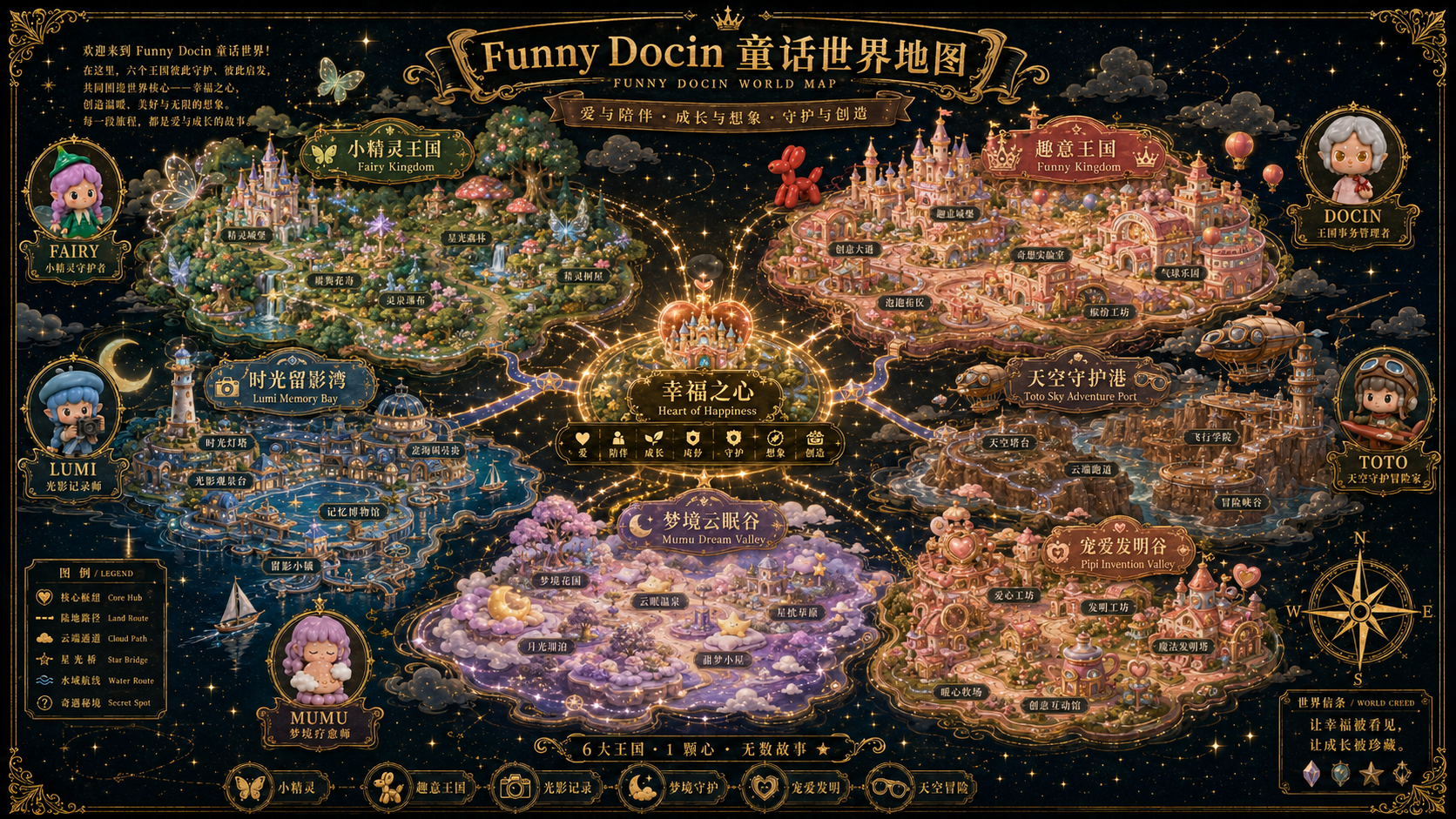 Funny Docin 童话世界地图